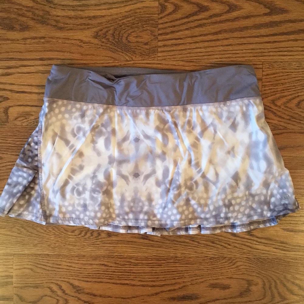 lululemon speed skirt with built in shorts